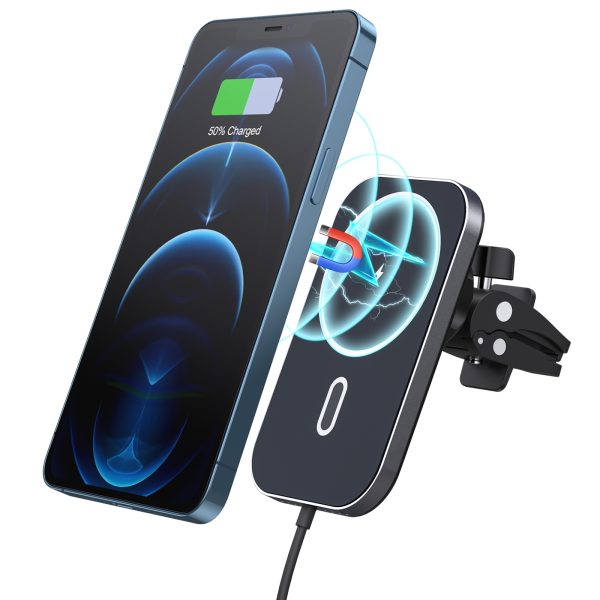 Choetech T200-F Magnetic 15W wireless car charger holder For Iphone 12 / 13