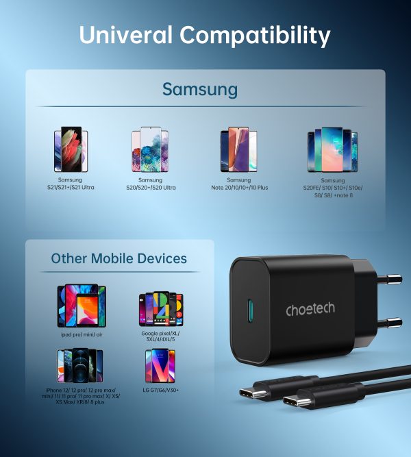Choetech pps PD6003-EU Type-c 25w charger