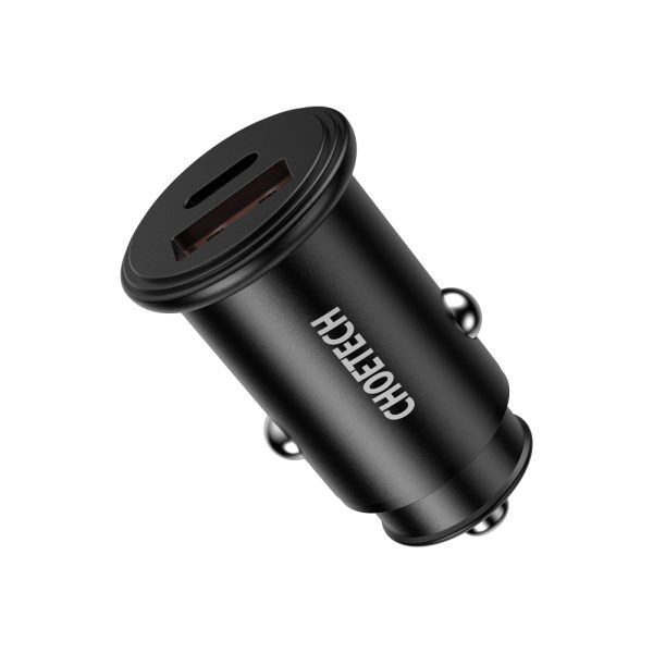 Choetech TC0006 Dual USB-A / USB-C PD3.0 30w Car Charger
