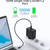 Choetech PD8005 100W GAN Dual C+Single A Charger