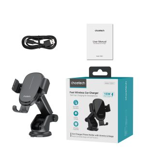 Choetech T203-F 15W Gravity Wireless Car Charger