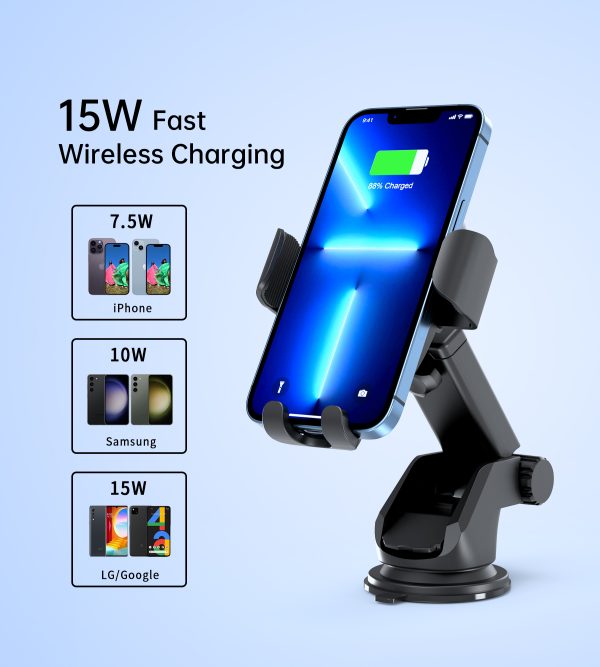 Choetech T203-F 15W Gravity Wireless Car Charger