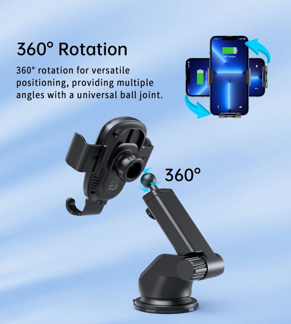 Choetech T203-F 15W Gravity Wireless Car Charger