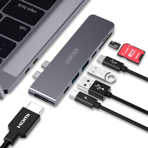 Choetech HUB-M14 7-In-1 USB-C Multiport Adapter For Mac