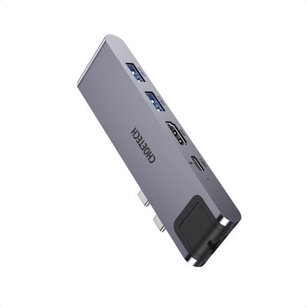Choetech HUB-M24 7-In-2 MacBook Pro/Air USB Adapter USB C Hub