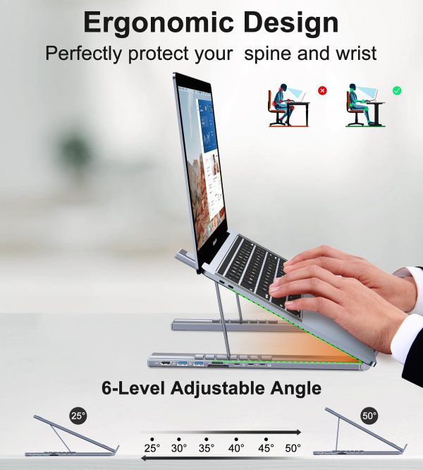 Choetech HUB-M48 7 in 1 HUB Laptop Stand