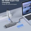 Choetech HUB-M26 12-in-1 USB C Multiport Adapter with digital display