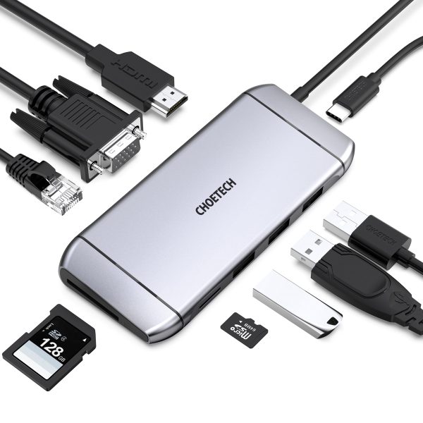 Choetech HUB-M15 9-In-1 USB-C Multiport Adapter