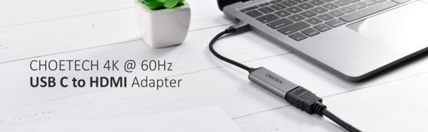 Choetech HUB-H10 4K 60Hz usb-c to HDMI Metal Housing