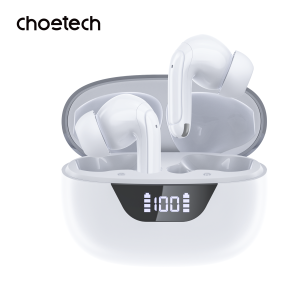 Choetech BH-T60 ENC+ANC TWS earphone With 4 Mics White