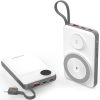 Choetech B695 10000mAh LED display Magnetic Wireless power bank White