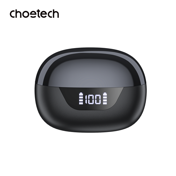 Choetech BH-T60 ENC+ANC TWS earphone With 4 Mics Black