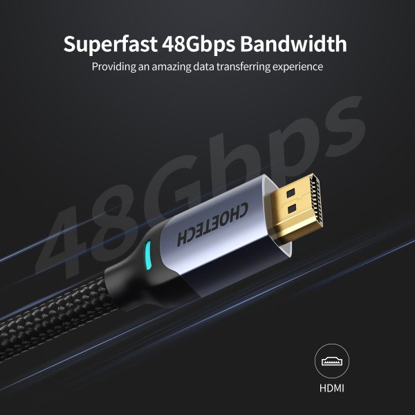 Choetech XHH01 8K HDMI to HDMI 2M 165Hz nylon Cable
