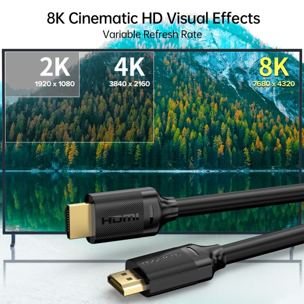 Choetech XHH03 8K@60Hz HDMI to HDMI 2m PVC cable
