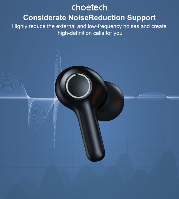05 Choetech BH-T06 TWS bluetooth earphone 4mics