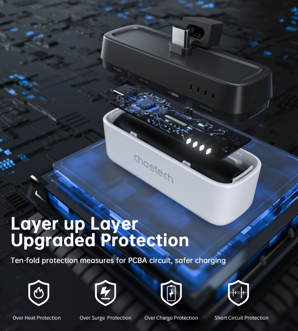 Choetech B740 PD20W 5 000 mAh Power Bank White