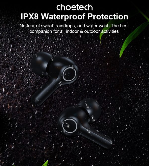 09 Choetech BH-T06 TWS bluetooth earphone 4mics