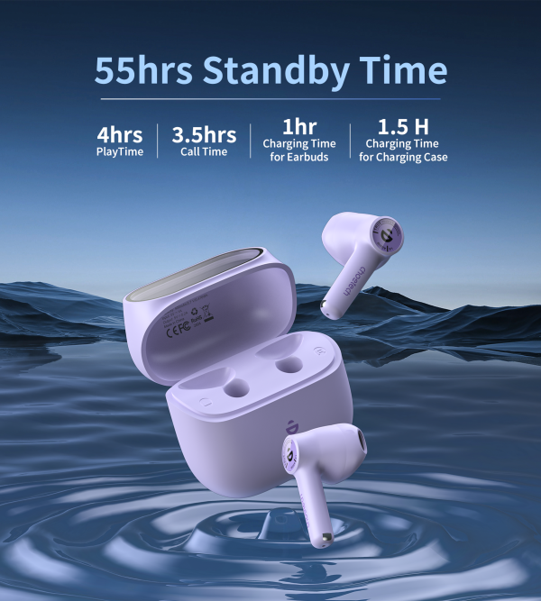 Choetech BH-T19 EyeAura Minion wireless TWS Purple
