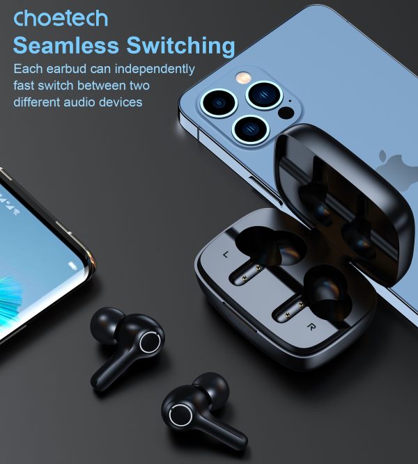10 Choetech BH-T06 TWS bluetooth earphone 4mics