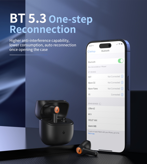 Choetech BH-T19 EyeAura Minion wireless TWS Black