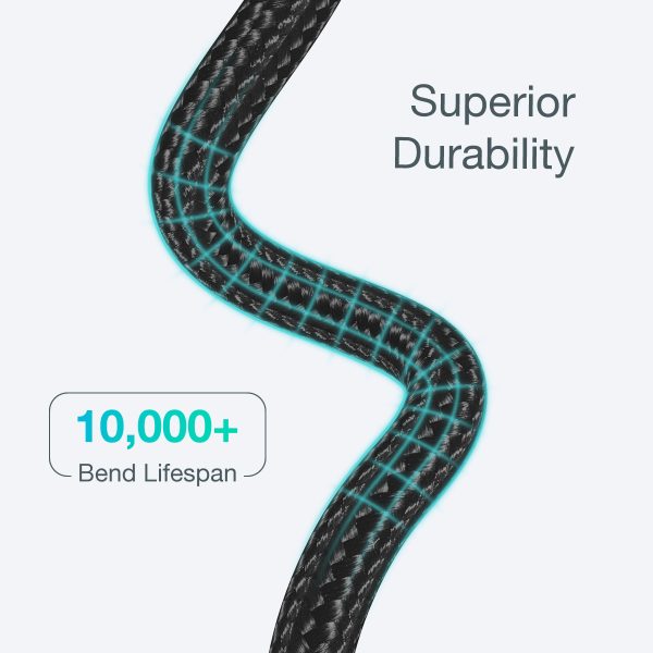 Choetech IP0039 1.2m type-c to lightening MFI nylon braid cable