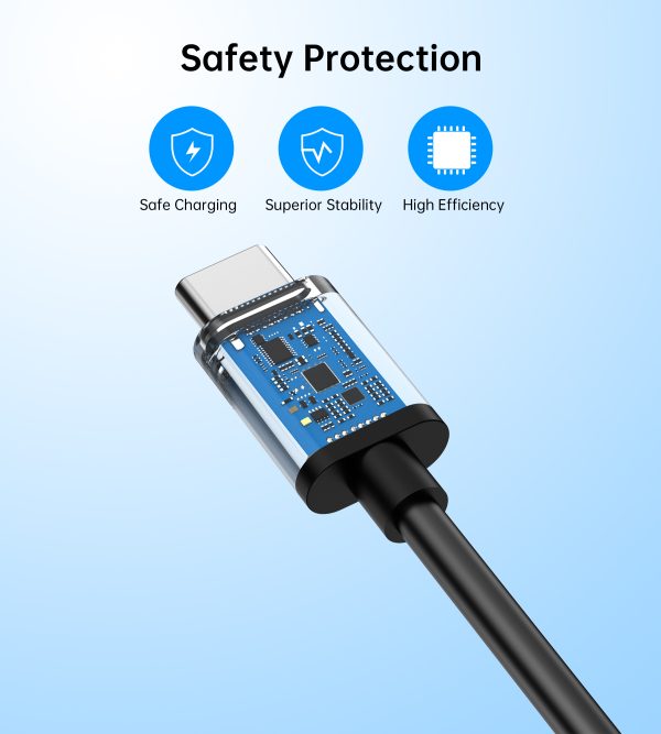 Choetech AC0002 1m usb-A to type-c PVC cable