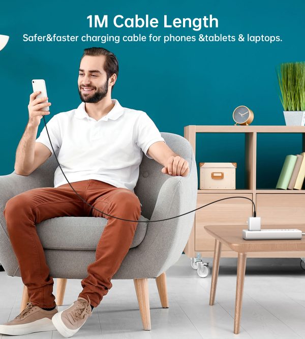 Choetech AC0002 1m usb-A to type-c PVC cable