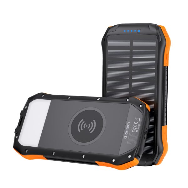 B659-1 Choetech B659 10000mAh Solar Power Bank with Wireless Charge