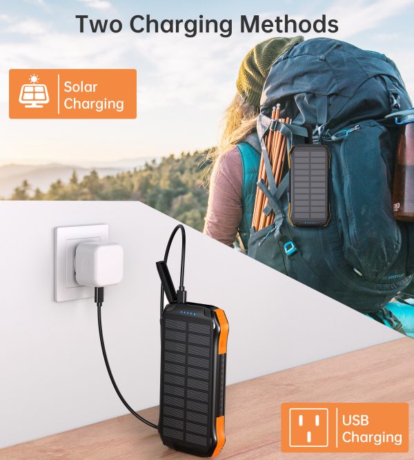 B659-7 Choetech B659 10000mAh Solar Power Bank with Wireless Charge