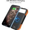 B659-8 Choetech B659 10000mAh Solar Power Bank with Wireless Charge