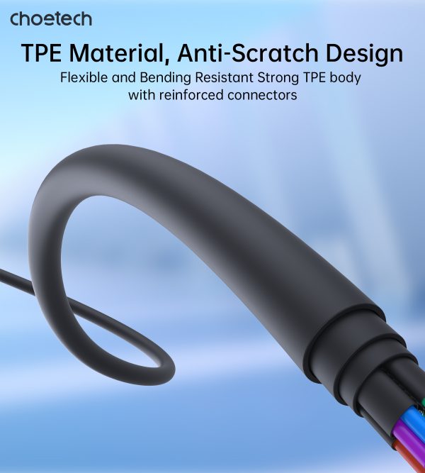 Choetech XAL-0003 USB-A to Lightning 1M, 2.4A Black