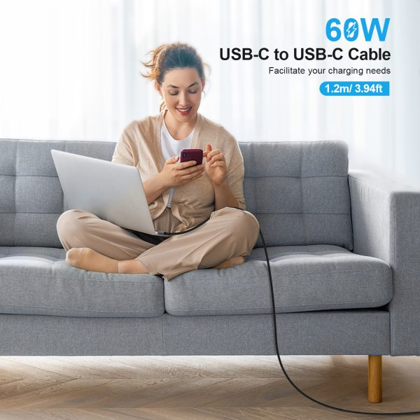 Choetech XCC-1014 PD 60W USB-C to USB-C 1.2m Cable