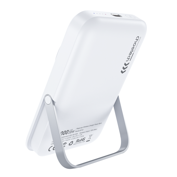 Choetech B743 10000mAh Magnetic Wireless PD20W Power Bank White
