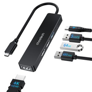 00 Choetech HUB-M80 5in1 USB-C Multiport Adapter