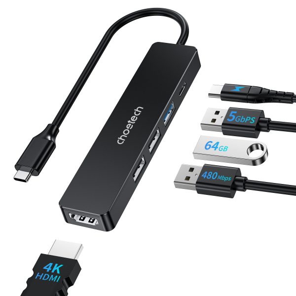 Choetech HUB-M80 5in1 USB-C Multiport Adapter