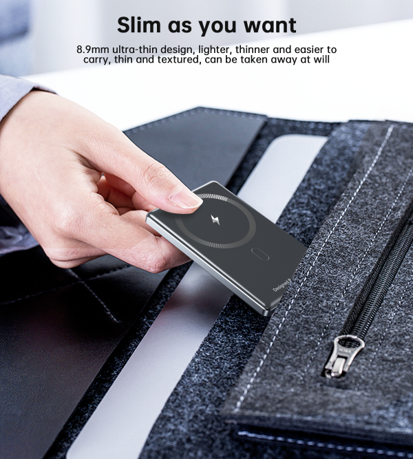 01 Choetech B738 5000mAh Power Bank with 15W Wireless Charger