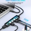 Choetech HUB-M80 5in1 USB-C Multiport Adapter