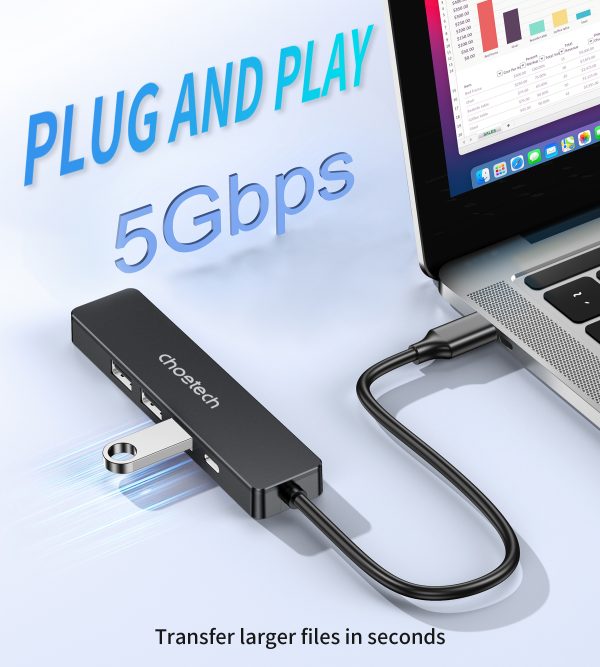 Choetech HUB-M80 5in1 USB-C Multiport Adapter