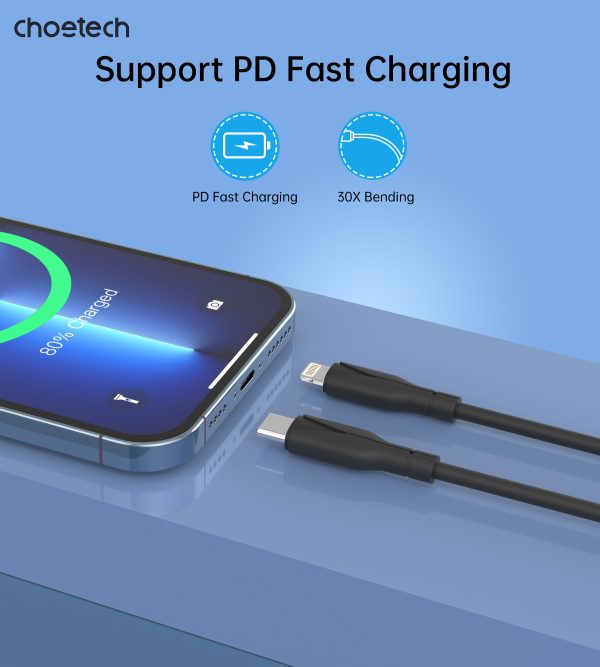 Choetech XCL-0002 Type-C to Lightning 1M TPE cable