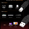 主图03 Choetech AB0060 USB-A to B პრინტერის კაბელის