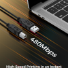 主图04 Choetech AB0060 USB-A to B პრინტერის კაბელის