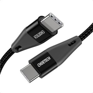 Choetech XCC‑1008‑BK USB‑C to USB‑C კაბელი