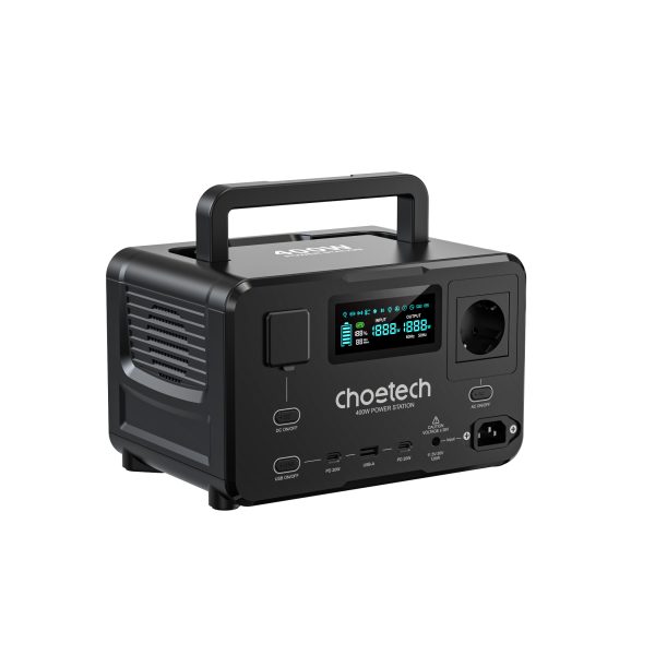 Choetech BS007 Dash Plus 400W/256Wh — შავი