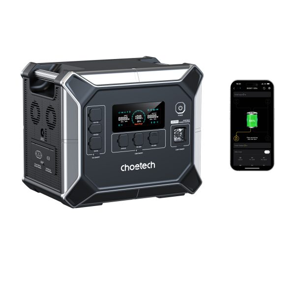 CHOETECH BS067 Ridge 2 Plus 2400W/2048Wh UPS Power Station