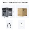 Choetech BS061 Dash Pro 1200W/1024Wh — შავი