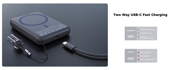 Choetech B862 MagLeap Wireless Charger Power Bank
